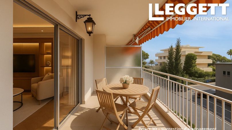 A louer APPARTEMENT T3 71 M2 TERRASSE BORD DE MER SAINT LAURENT DU VAR