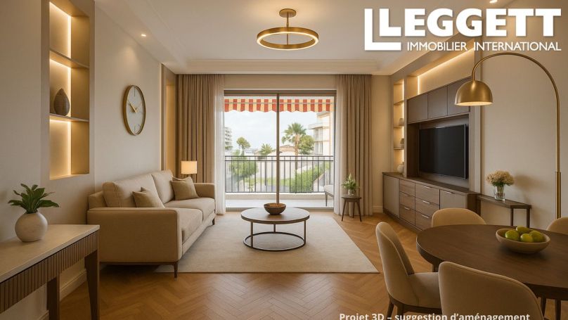 A louer APPARTEMENT T3 71 M2 TERRASSE BORD DE MER SAINT LAURENT DU VAR