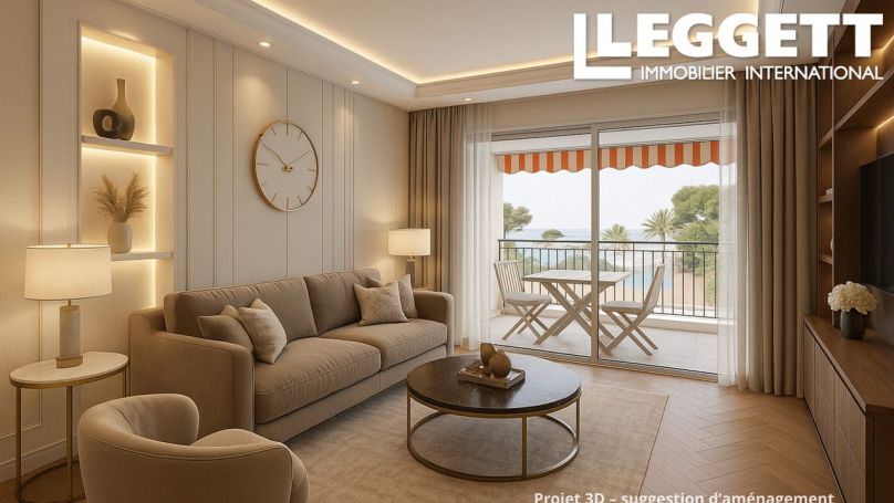 A louer APPARTEMENT T3 71 M2 TERRASSE BORD DE MER SAINT LAURENT DU VAR