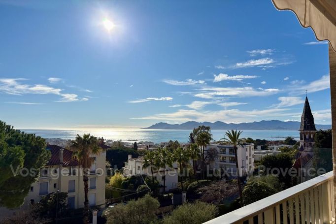 A louer APPARTEMENT DE PRESTIGE NEUF T3 83 M2 TERRASSE VUE MER CANNES