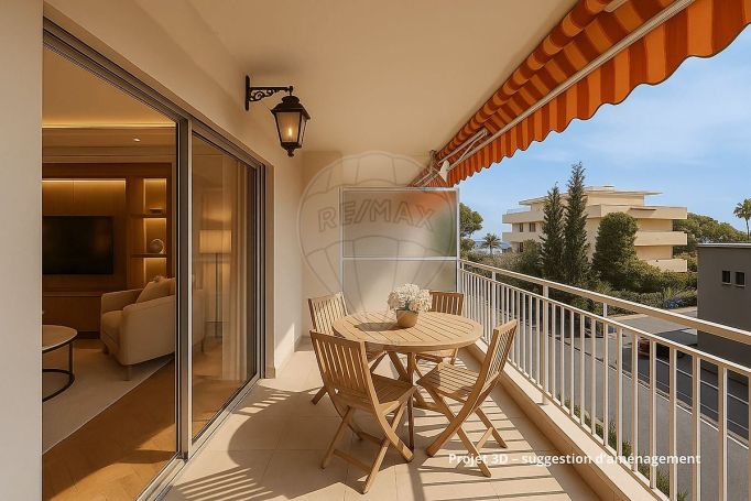 A louer APPARTEMENT T3 71 M2 TERRASSE BORD DE MER SAINT LAURENT DU VAR