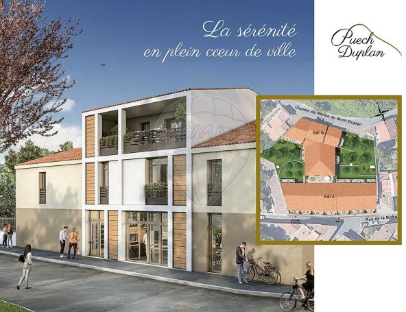 A louer APPARTEMENT NEUF T4 83 M2 TERRASSE  NIMES