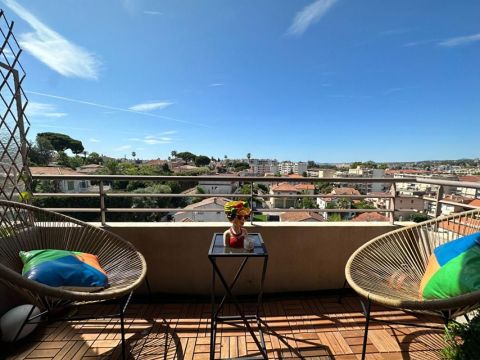 A louer APPARTEMENT T3 56 M2 BORD DE MER CAGNES SUR MER