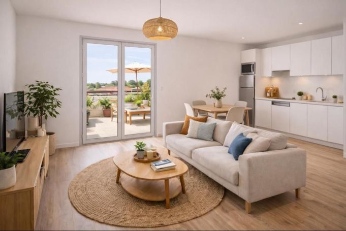 A louer APPARTEMENT T2 39 M2 TERRASSE BORD DE MER LE BARCARES