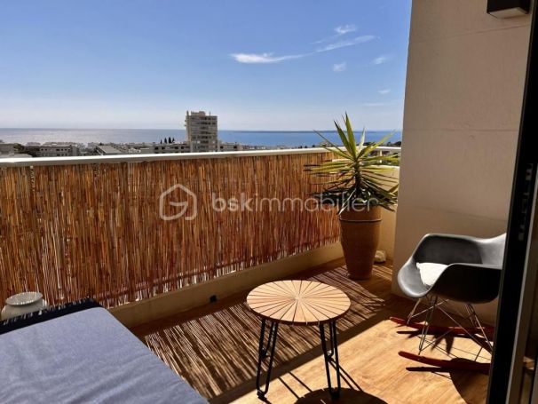 A louer APPARTEMENT T3 71 M2 TERRASSE VUE MER ANTIBES
