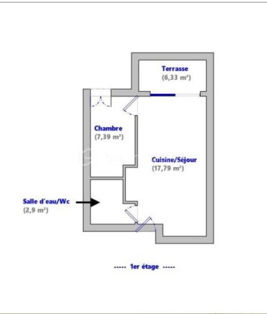 A louer APPARTEMENT T2 28 M2 PLAGE à PIED FRONTIGNAN