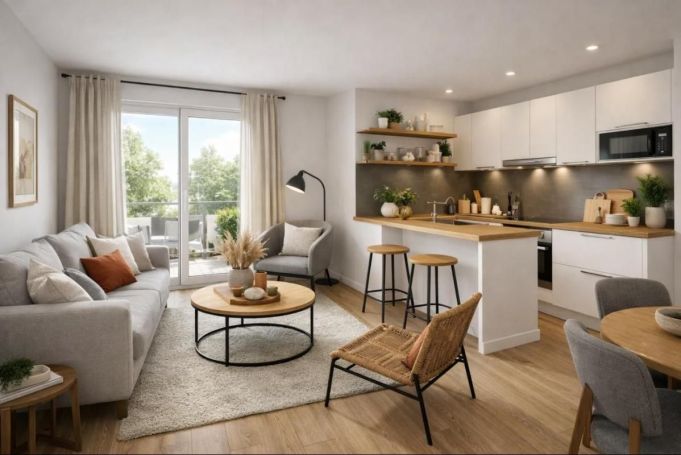 A louer APPARTEMENT DE PRESTIGE T4 80 M2 TERRASSE BORD DE MER GUJAN MESTRAS