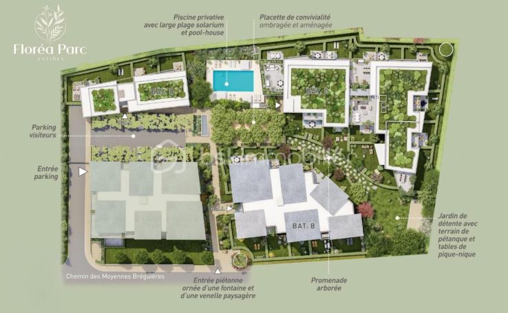 A louer APPARTEMENT NEUF T2 38 M2 VUE MER ANTIBES