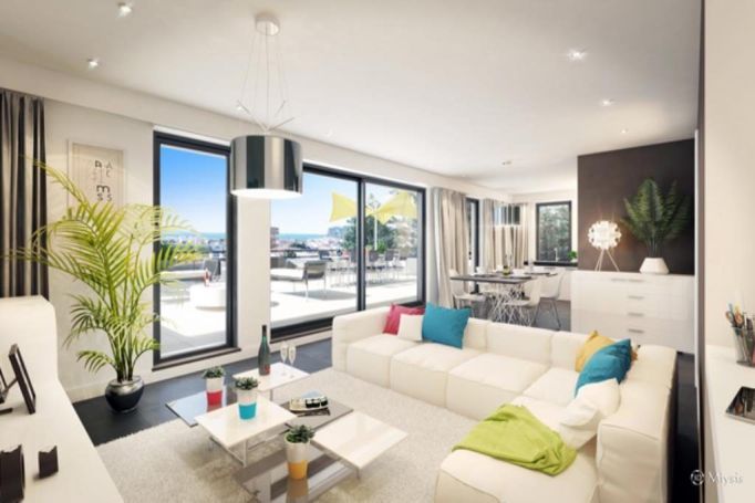 A vendre APPARTEMENT DE PRESTIGE T4 75 M2 TERRASSE BORD DE MER LA SEYNE SUR MER