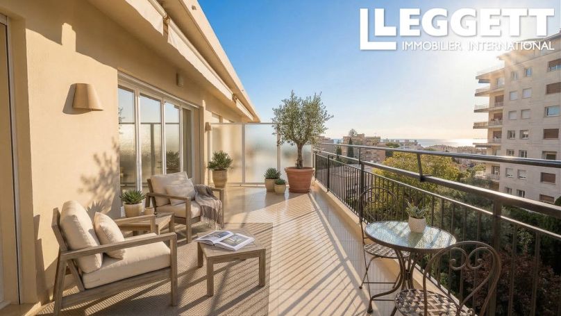 A louer PENTHOUSE T3 56 M2 TERRASSE VUE MER NICE