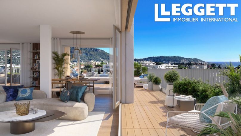 A louer APPARTEMENT NEUF T5 116 M2 TERRASSE BORD DE MER NICE
