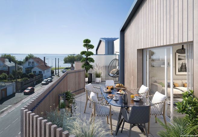 A louer APPARTEMENT T4 98 M2 BORD DE MER SAINT NAZAIRE