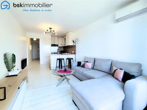 A louer APPARTEMENT DE PRESTIGE NEUF T2 37 M2 TERRASSE PIEDS DANS L'EAU PALAVAS LES FLOTS