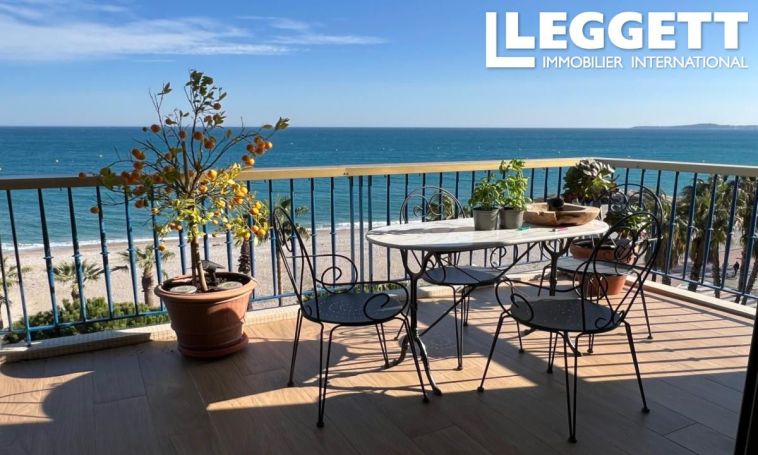 A louer APPARTEMENT DE PRESTIGE T3 76 M2 TERRASSE PIEDS DANS L'EAU CAGNES SUR MER