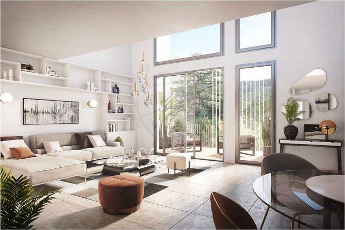 A louer APPARTEMENT DUPLEX NEUF T4 88 M2 TERRASSE BORD DE MER SAINT LAURENT DU VAR