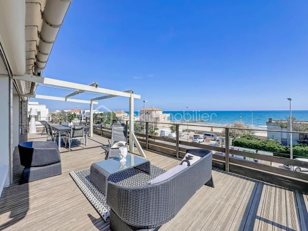 A louer APPARTEMENT DE PRESTIGE T5 160 M2 TERRASSE VUE MER PALAVAS LES FLOTS