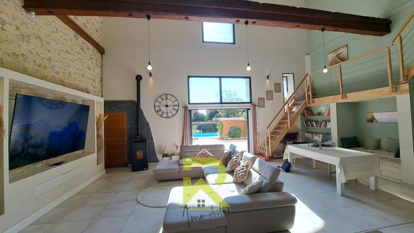 A louer MAISON CONTEMPORAINE NISSAN LEZ ENSERUNE