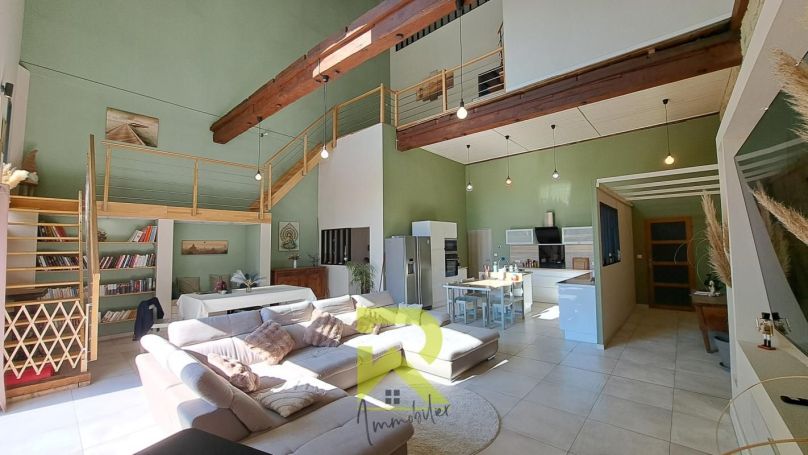 A louer MAISON CONTEMPORAINE NISSAN LEZ ENSERUNE