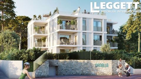 A louer APPARTEMENT DE PRESTIGE NEUF T3 68 M2 TERRASSE BORD DE MER ANTIBES