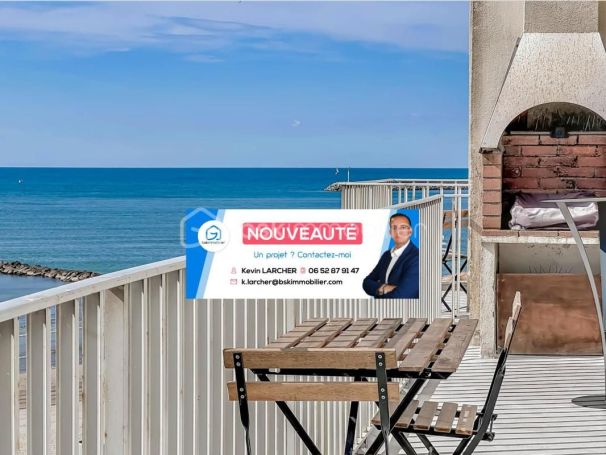 A louer APPARTEMENT T3 67 M2 TERRASSE VUE MER PALAVAS LES FLOTS