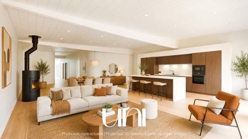 A louer LOFT  5 PIECES 171 M2 BORD DE MER COURSEULLES SUR MER