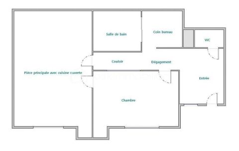 A louer APPARTEMENT T2 60 M2 BORD DE MER LE TOUQUET PARIS PLAGE