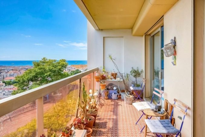 A louer APPARTEMENT T2 36 M2 TERRASSE VUE MER NICE