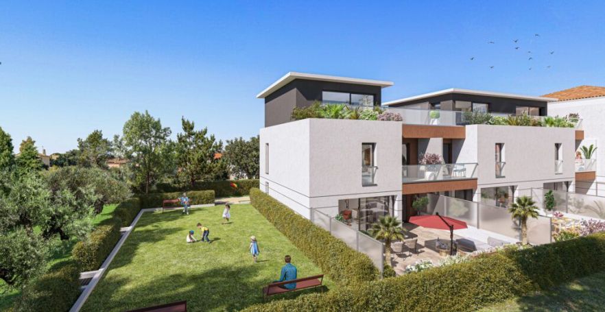 A louer MAISON  CONTEMPORAINE BORD DE MER SIX FOURS LES PLAGES