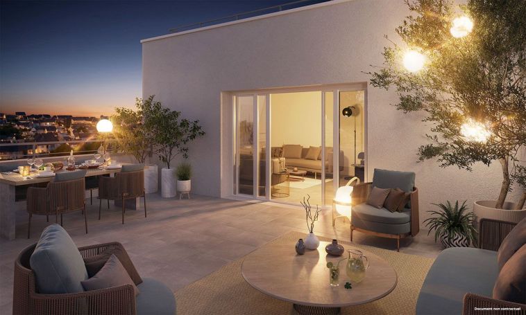 A louer APPARTEMENT T2 42 M2 BORD DE MER LA TURBALLE