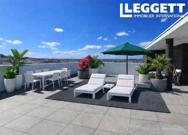 A louer APPARTEMENT NEUF T3 64 M2 TERRASSE BORD DE MER SETE