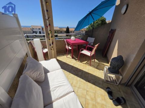 A louer APPARTEMENT T2 28 M2 TERRASSE BORD DE MER VALRAS PLAGE