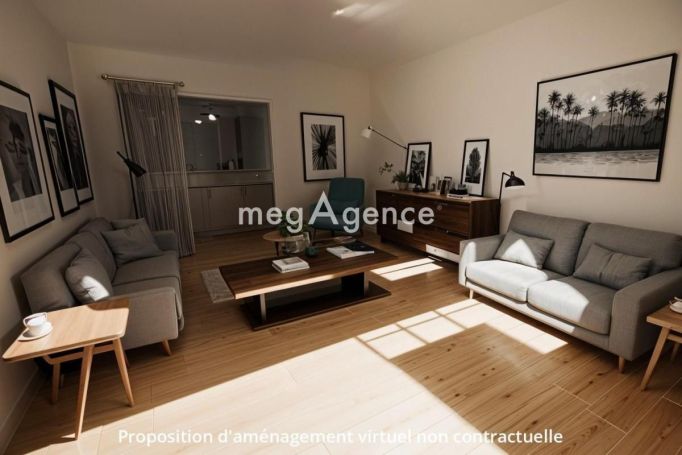 A louer APPARTEMENT T3 59 M2 BORD DE MER TOULON