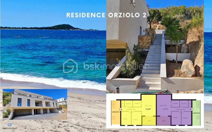 A louer APPARTEMENT DE PRESTIGE NEUF T3 71 M2 TERRASSE BORD DE MER GROSSETO PRUGNA
