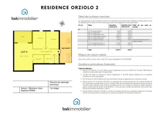 A louer APPARTEMENT DE PRESTIGE NEUF T3 71 M2 TERRASSE BORD DE MER GROSSETO PRUGNA