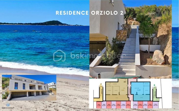 A louer APPARTEMENT DE PRESTIGE NEUF T3 66 M2 TERRASSE BORD DE MER GROSSETO PRUGNA