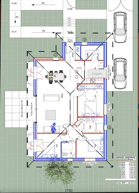 A vendre MAISON NEUVE 4 PIECES 105 M² BORD DE MER ARES