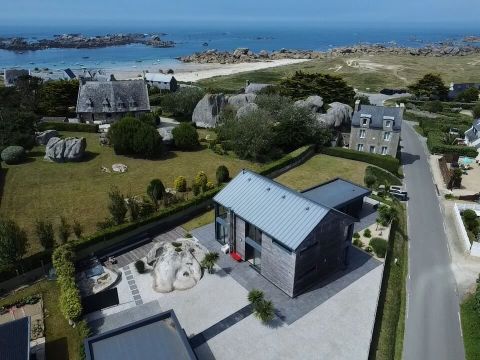 vente Maison d'architecte vue mer Kerlouan, Finistère Nord
