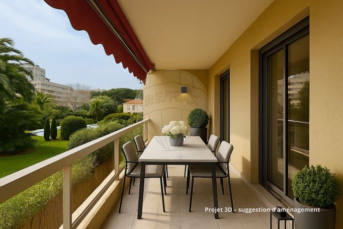 A louer APPARTEMENT T2 50 M2 TERRASSE BORD DE MER NICE