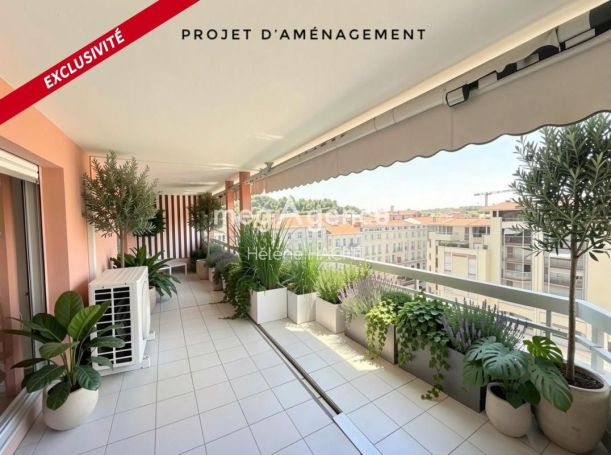 A louer APPARTEMENT T3 70 M2 TERRASSE BORD DE MER NICE