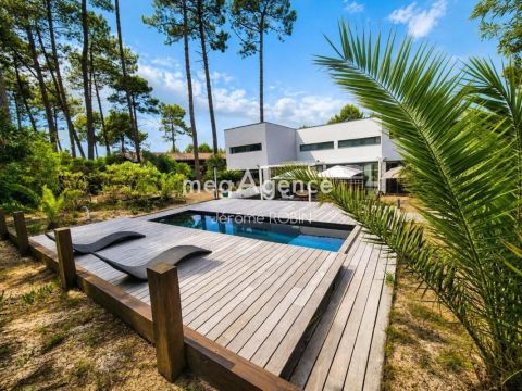A louer MAISON CONTEMPORAINE BORD DE MER LEGE CAP FERRET
