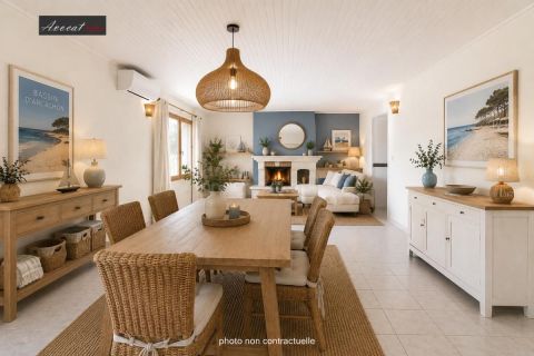 A louer MAISON 6 PIECES 130 M2 BORD DE MER LE TEICH