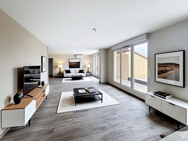 A vendre spacieux APPARTEMENT T4 127 M&sup2; DERNIER ETAGE VUE MER La Ciotat