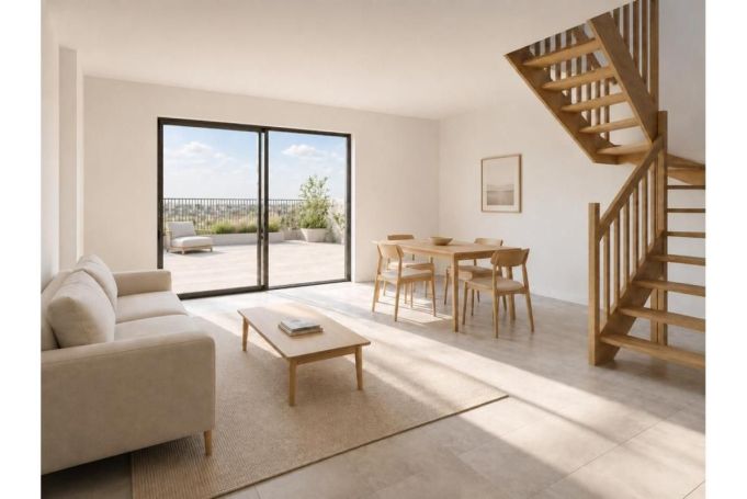 A louer APPARTEMENT DUPLEX T3 78 M2 TERRASSE  BORDEAUX