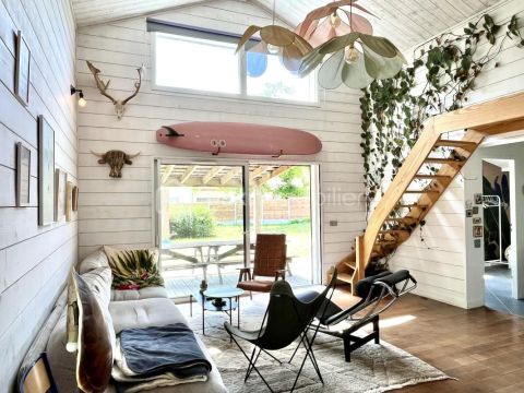 A louer MAISON BOIS BORD DE MER SOULAC SUR MER