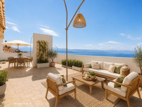 A louer APPARTEMENT DE PRESTIGE T5 129 M2 TERRASSE VUE MER AJACCIO