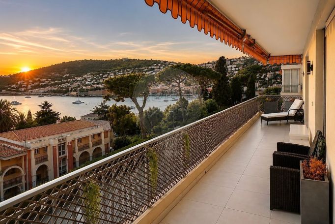 A louer APPARTEMENT DE PRESTIGE T3 87 M2 TERRASSE VUE MER VILLEFRANCHE SUR MER
