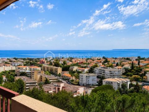A louer APPARTEMENT T2 48 M2 TERRASSE VUE MER CAGNES SUR MER