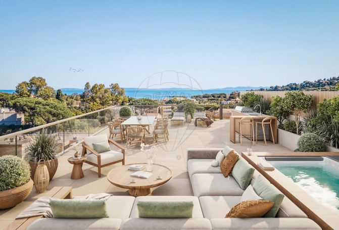 A louer APPARTEMENT DE PRESTIGE T5 151 M2 TERRASSE PLAGE à PIED LE LAVANDOU