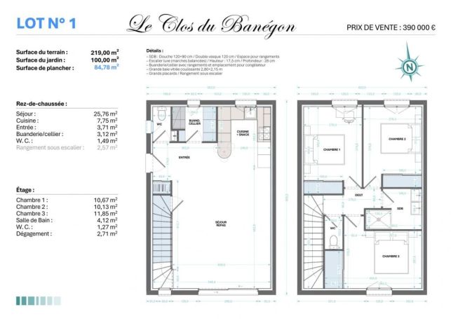 A louer MAISON  4 PIECES 84 M2  FAYENCE