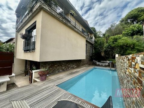 MAISON  D'ARCHITECTE BORD DE MER COLLIOURE